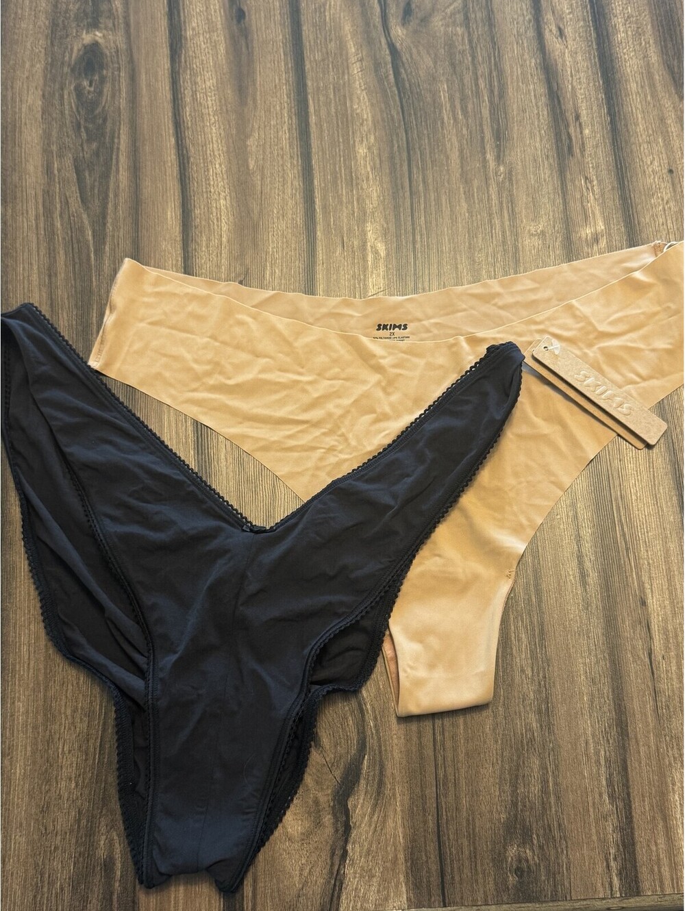 Skims Bundle Of 2 Underwear Black Size 2X